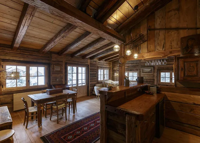 シャレー Lavancher - 400m2 Ferme 1803 Renovee Sauna Billard