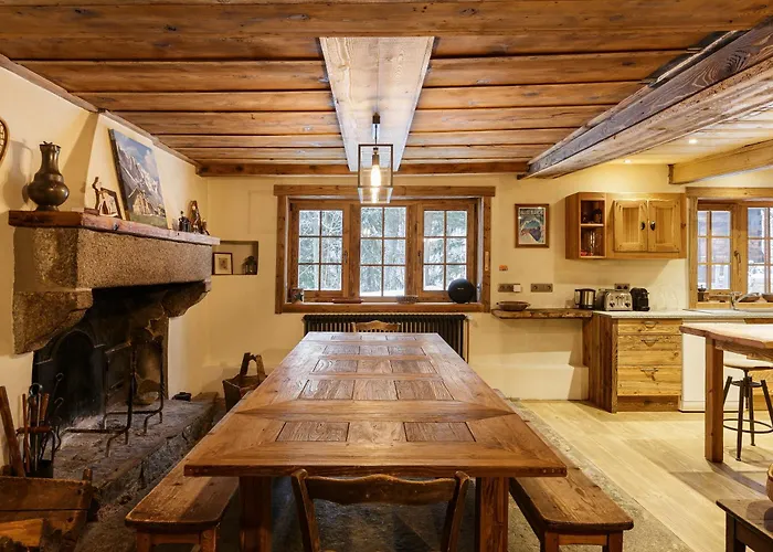 Lavancher - 400m2 Ferme 1803 Renovee Sauna Billard Chalet Chamonix