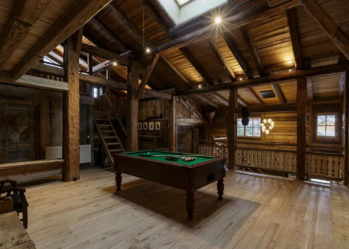 Lavancher - 400m2 Ferme 1803 Renovee Sauna Billard Chamonix