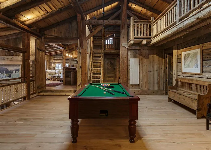 Lavancher - 400m2 Ferme 1803 Renovee Sauna Billard Chamonix